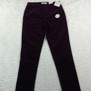 🌹Plum Purple Stretch Corduroy Pants NWT